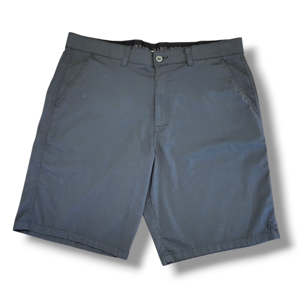 Hang Ten Stretch Comfort Performance Fit Black Shorts Men's Size XL